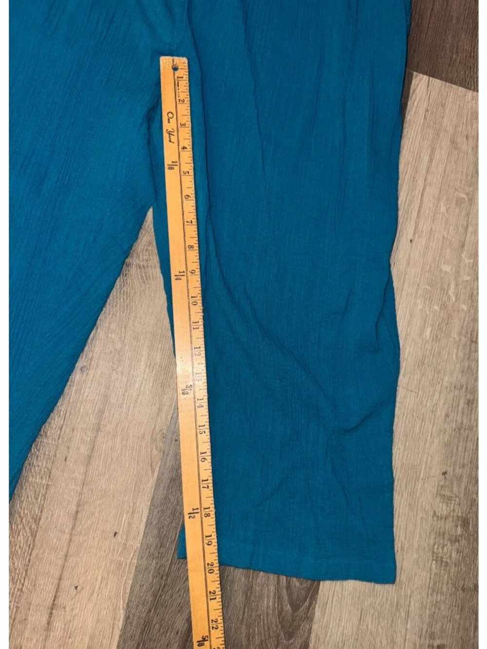 Blair 2XL Womens Teal Sleeveless Top & Pants Set 100% Cotton - Picture 7 of 8